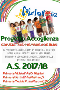 Progetto accoglienza Primaria Alighieri - Battisti e Medole